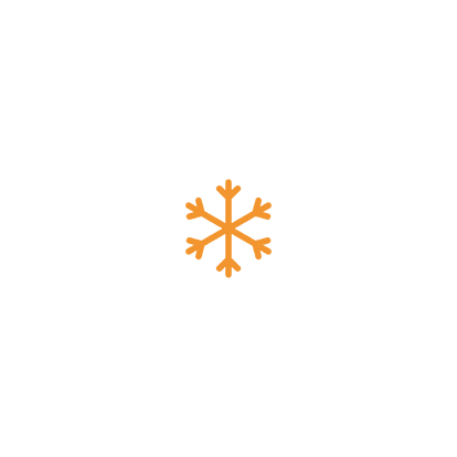 Snowflake icon symbolizing the competitive advantage of snow removal